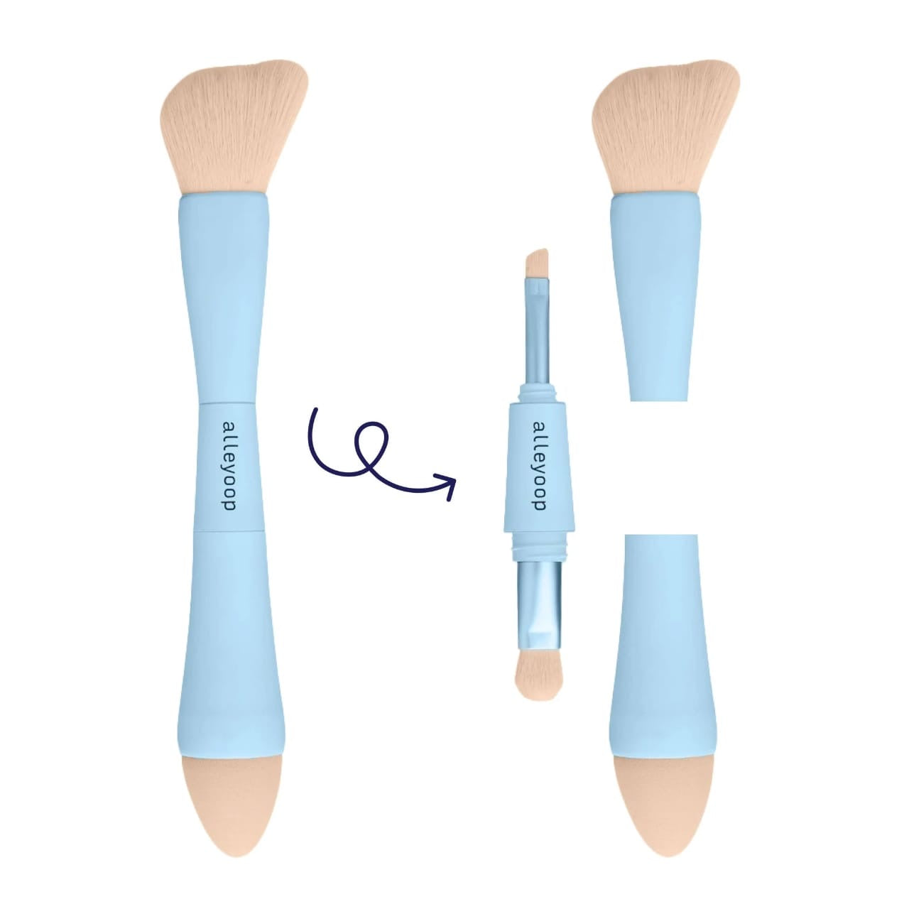 4 in 1 makeup brush