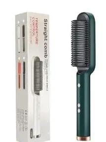 Portable hair straighteners brush