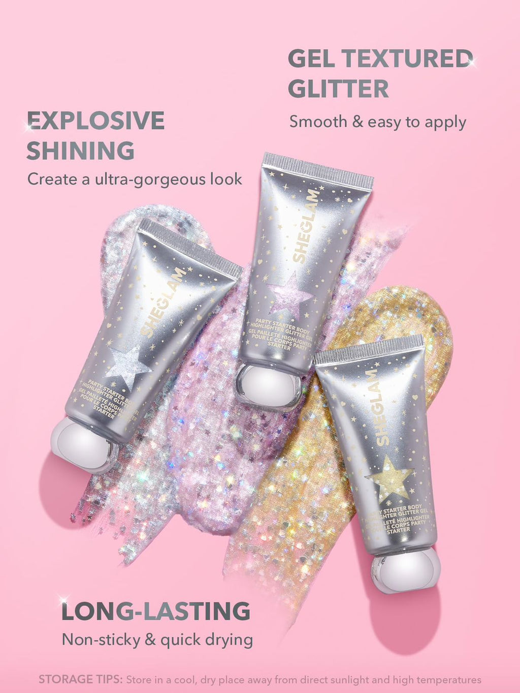 Sheglam Body Highlighter Glitter Gel