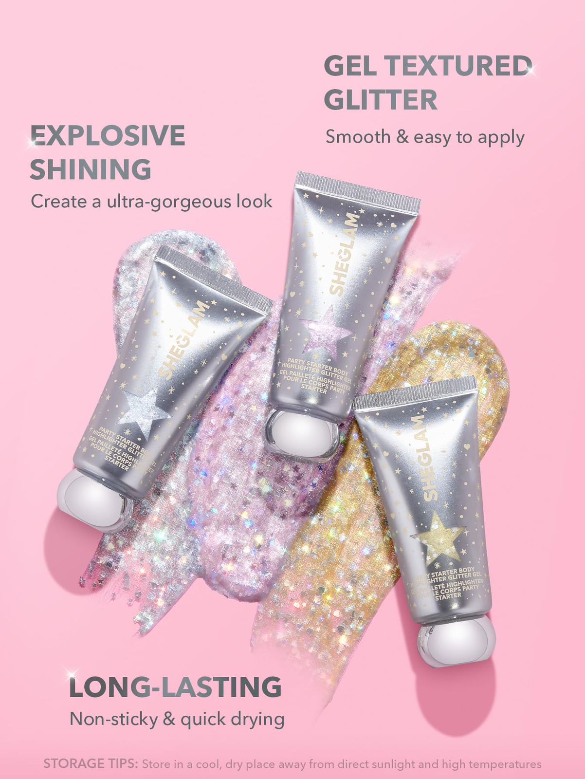 Sheglam Body Highlighter Glitter Gel
