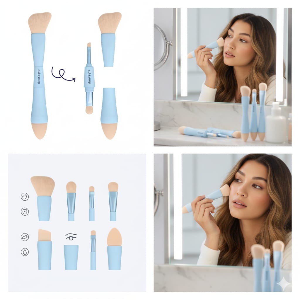 4 in 1 makeup brush