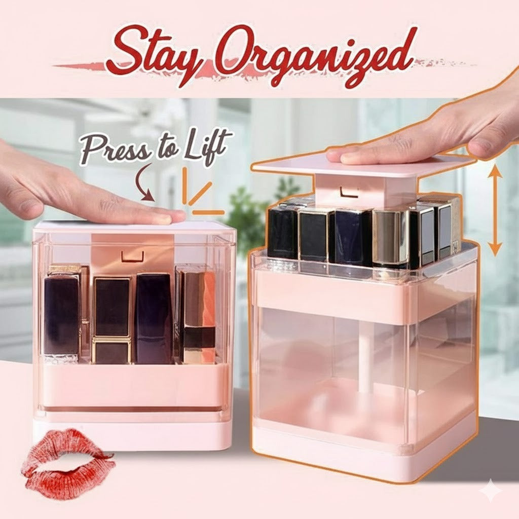 Hydraulic makeup stand