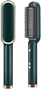 Portable hair straighteners brush