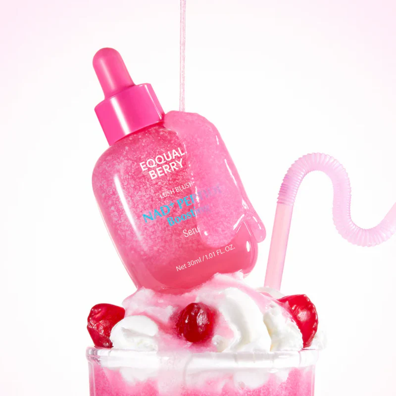 EQQUALBERRY NAD+ Peptide Boosting Serum (Pink)